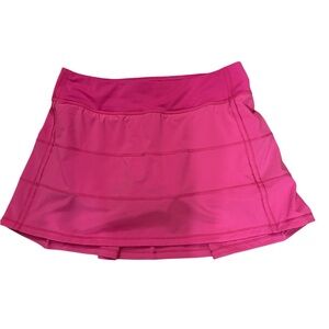 Pink Lululemon Women's Skirt shorts size 8 in like new condition